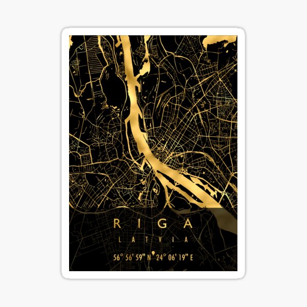 Item preview, RIGA MAP LATVIA designed and sold by hatimelhag.