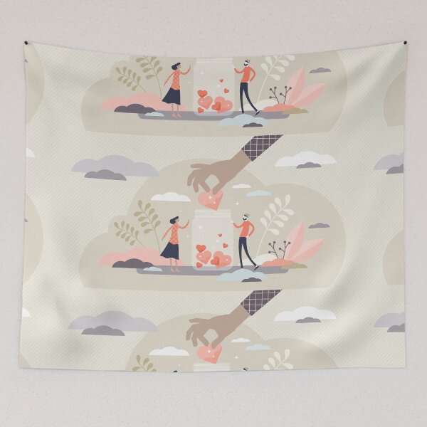 Item preview, Support Edition - National Nonprofit Day Couple Yellow/ Pink designed and sold by Benjamin Daniel.