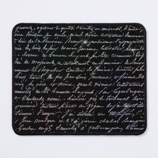 Item preview, Vintage Handwriting in Rainbow Glitter designed and sold by WisdomInspired.