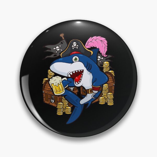 Item preview, Pirate Costume Captain Hook Shark Funny Cruise Attire designed and sold by Hananiah Merch.