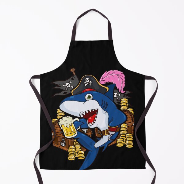 Item preview, Pirate Costume Captain Hook Shark Funny Cruise Attire designed and sold by Hananiah Merch.