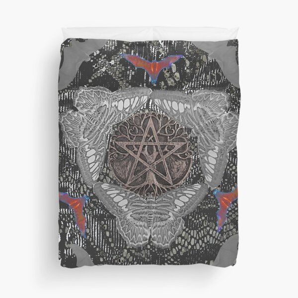 Goth Wicca Design Duvet Cover