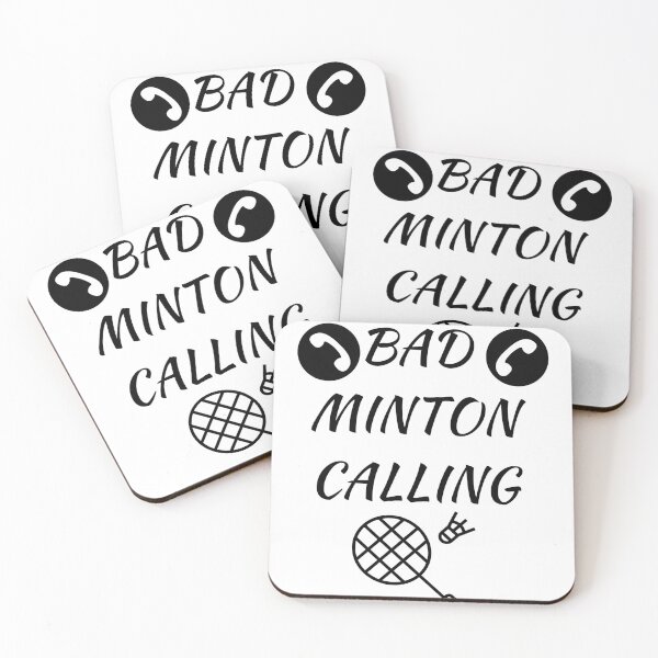 Item preview, badminton calling t-shirt designed and sold by Bright-Store.