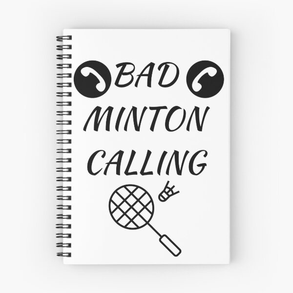 Item preview, badminton calling t-shirt designed and sold by Bright-Store.