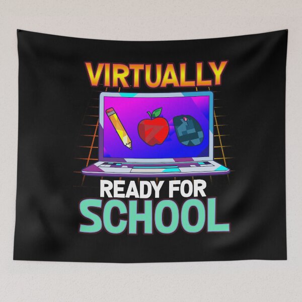 Item preview, Virtually I Ready Back to School Teacher designed and sold by Hananiah Merch.