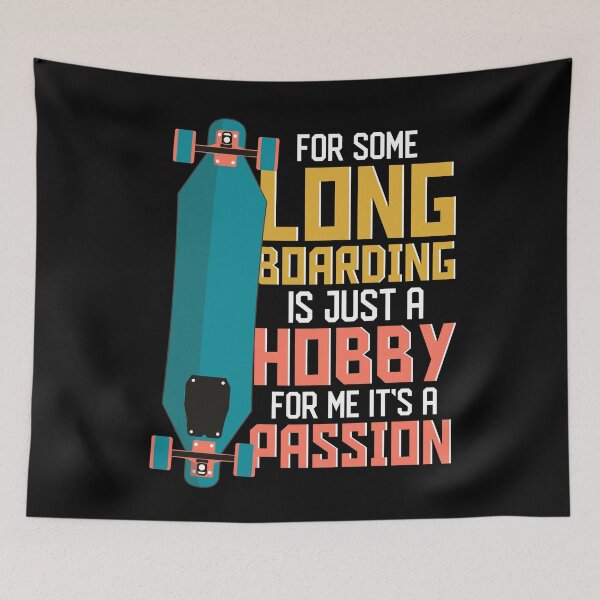 Item preview, Longboarding Hustle Hard Longboard Skateboard designed and sold by Hananiah Merch.