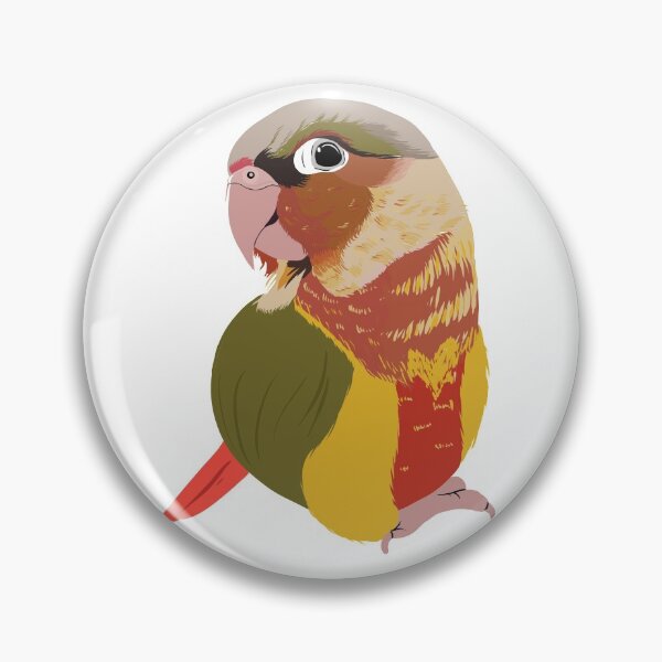 Item preview, Pineapple Green Cheeked Conure designed and sold by RLCunningham Designs.