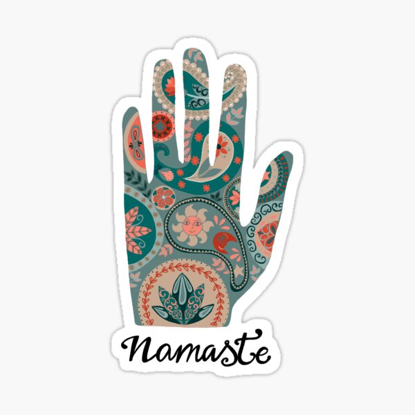 namaste Sticker