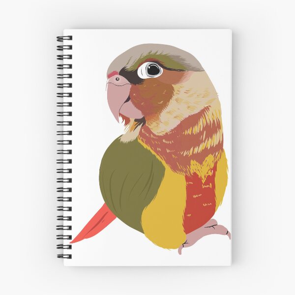 Item preview, Pineapple Green Cheeked Conure designed and sold by RLCunningham Designs.