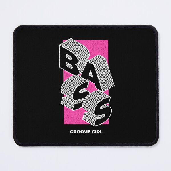 Item preview, BASS. Groove Girl. 3D Lettering. Female Bass Player designed and sold by GuitarSwitch.