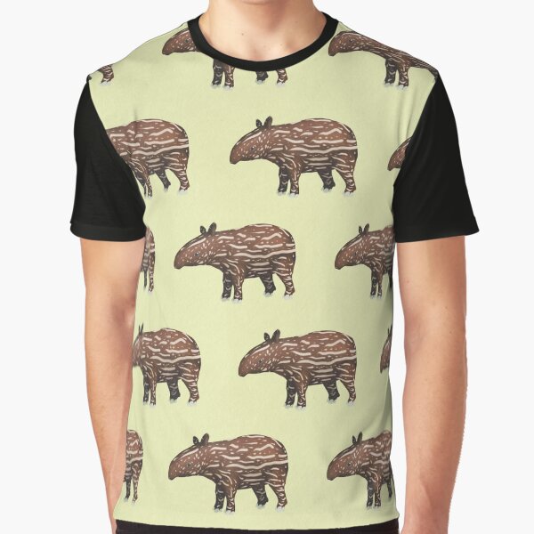 Animals of Malaysia - Baby Malayan Tapir Graphic T-Shirt