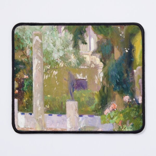 Item preview, The Gardens at the Sorolla Family House by Joaquín Sorolla (1920) designed and sold by allhistory.
