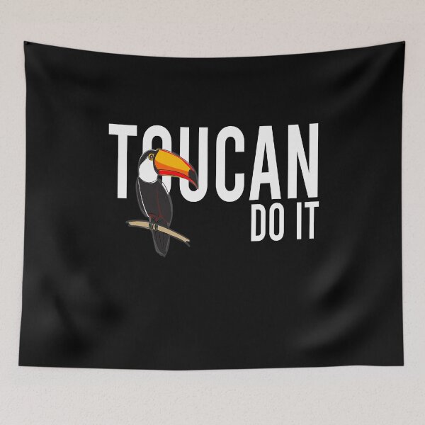 Item preview, Toucan Do It Toucan Bird Rainforest designed and sold by MooonTees.