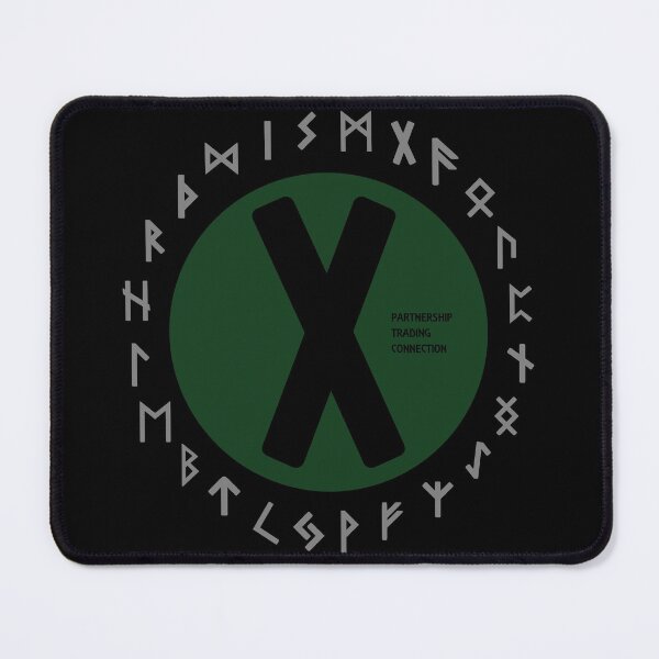 Item preview, Green Gebo Futhark Rune Symbols designed and sold by Depic Spirit.