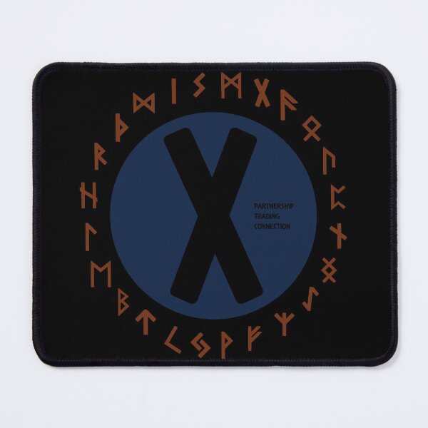 Item preview, Blue Gebo Futhark Rune Symbols designed and sold by Depic Spirit.