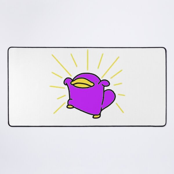 Animated Platypus (purple) Desk Mat
