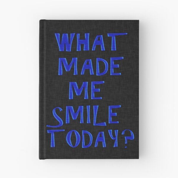 Item preview, Bat's Smile Journal (Blue on Black) designed and sold by Batronyx.