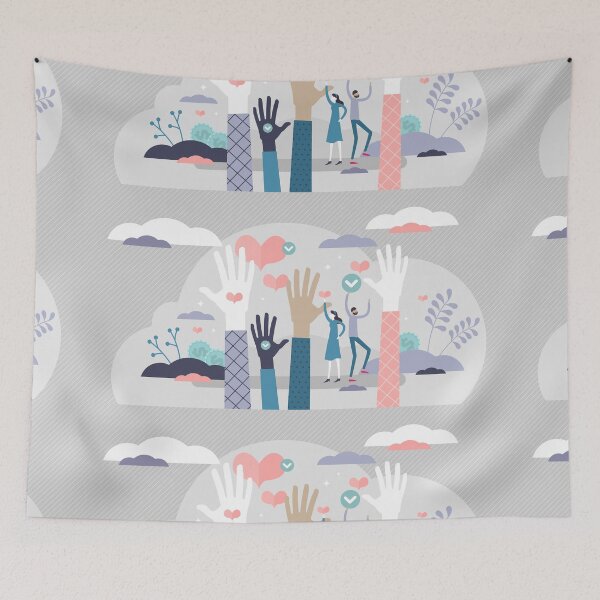 Item preview, Volunteering Ready Edition - National Nonprofit Day Team Multicolor designed and sold by Benjamin Daniel.