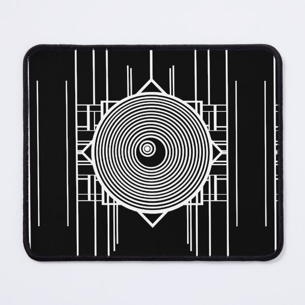 Item preview, Black and White Retro Pattern - Psychedelic Abstract designed and sold by Xarah.