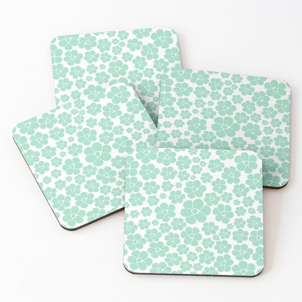 Item preview, Flower Pattern - Green (Mint)  designed and sold by LAEC-Shop.