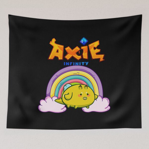 Item preview, Cloudy Rainbow Axie Infinity designed and sold by QuartoRomano.