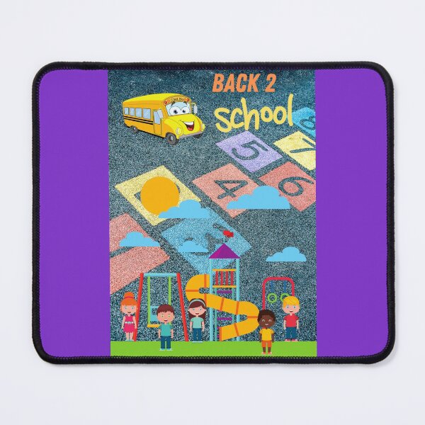 Item preview, Back 2 School - School Bus - Black Top - Playground designed and sold by Palm-Pineapple.