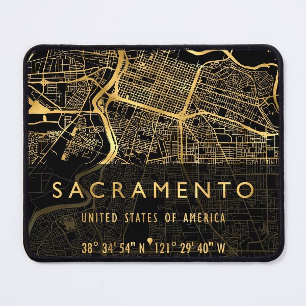 Item preview, SACRAMENTO MAP USA designed and sold by hatimelhag.
