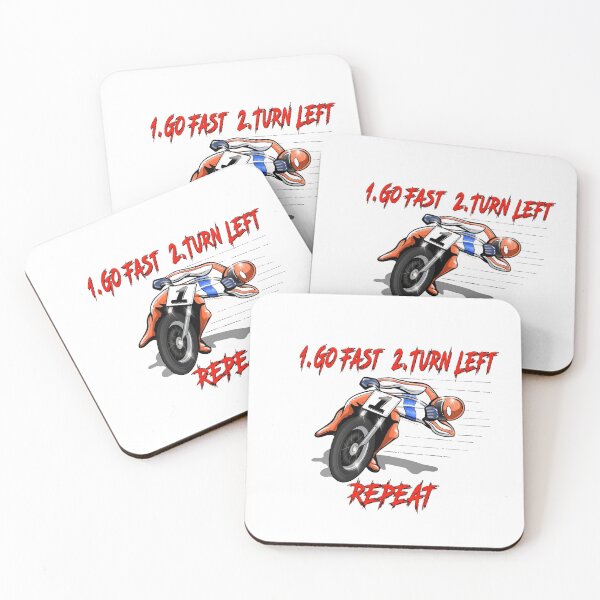 Item preview, Flat tracking Go Fast Turn Left designed and sold by Scottdowell.
