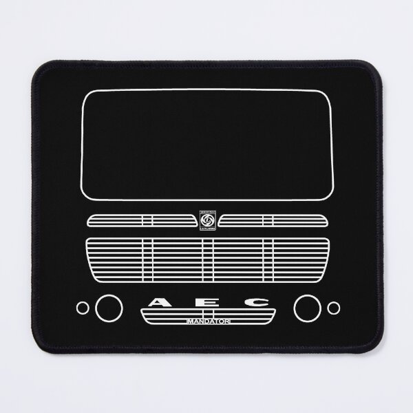 Item preview, AEC Mandator 1970s classic truck outline graphic (white) designed and sold by soitwouldseem.