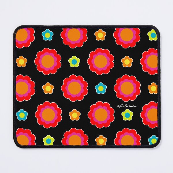 Item preview, Fun Flowers on Black designed and sold by Lois Eastlund.