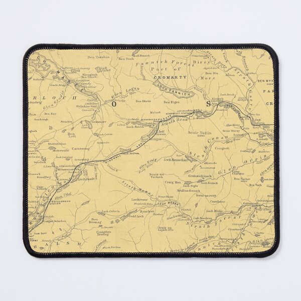 Item preview, Vintage Map of Ross-shire 1898 designed and sold by yourscotland.