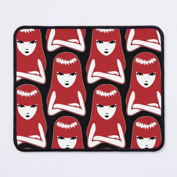 Vista previa del artículo con la obra «Emily Strange Gothic Red Hair», diseñado y vendido por arrowroottees.