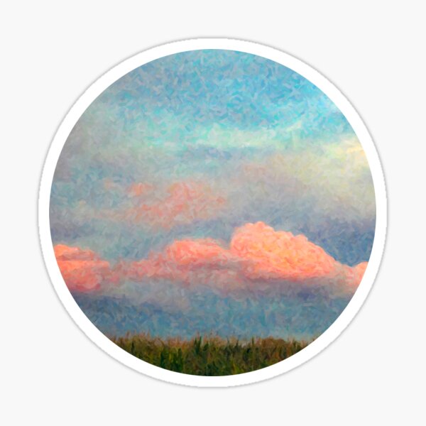 Cotton Candy Clouds - Sticker Sticker
