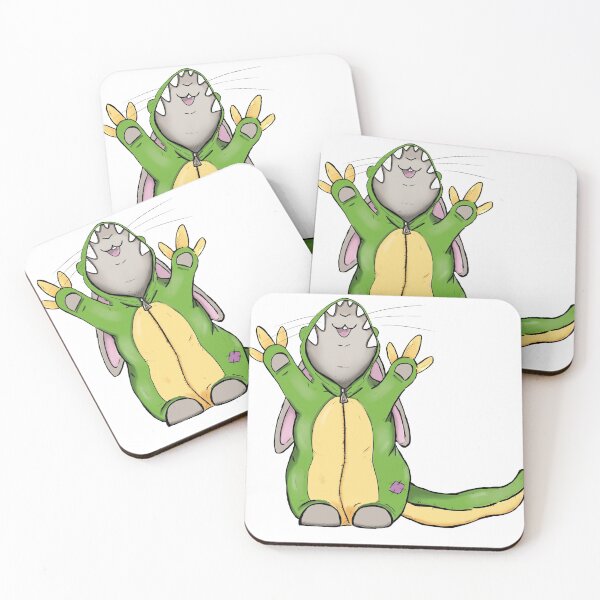 Item preview, Dinosaur rabbit designed and sold by Willow Grove Designs.