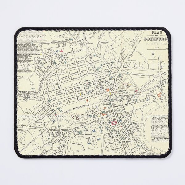 Item preview, Vintage Street Map of Edinburgh, Scotland 1850 designed and sold by yourscotland.