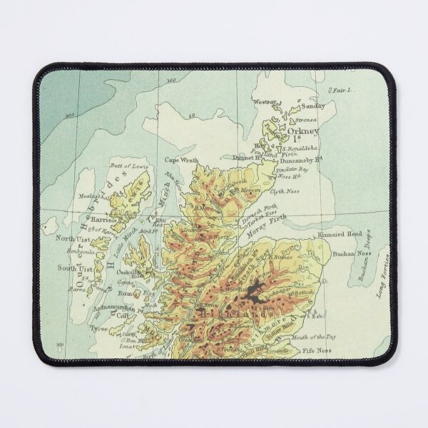 Item preview, Vintage Map of Scotland 1887 designed and sold by yourscotland.