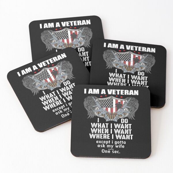 Item preview, I Am A Veteran I Do What I Want When I Want Where I Want designed and sold by AmethystMurad.