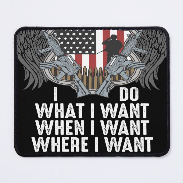Item preview, I Am A Veteran I Do What I Want When I Want Where I Want designed and sold by AmethystMurad.