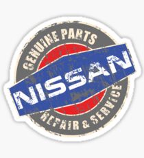 Vintage Nissan Repair Sticker