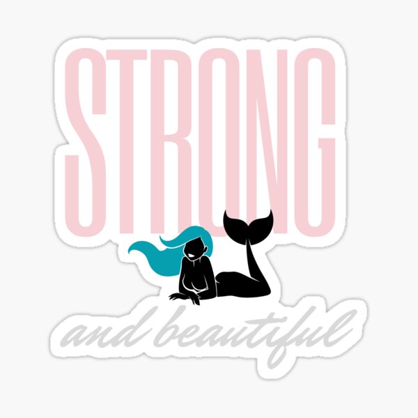Item preview, Strong and Beautiful Mermaid designed and sold by LightMermaids.