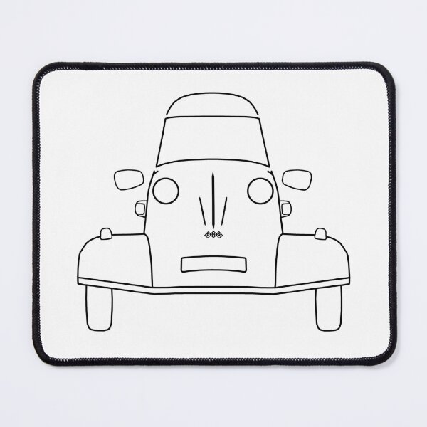Item preview, Messerschmitt KR200 bubble car outline graphic (black)  designed and sold by soitwouldseem.