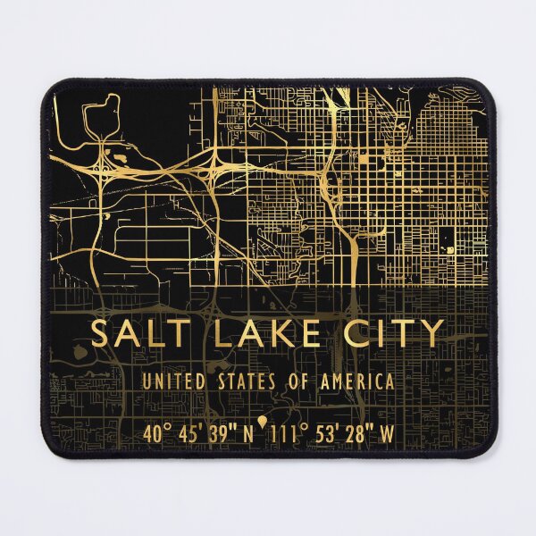 Item preview, SALT LAKE CITY MAP USA designed and sold by hatimelhag.