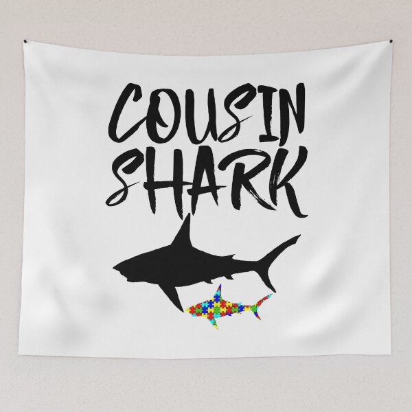 Item preview, Cousin Shark designed and sold by Bendthetrend.