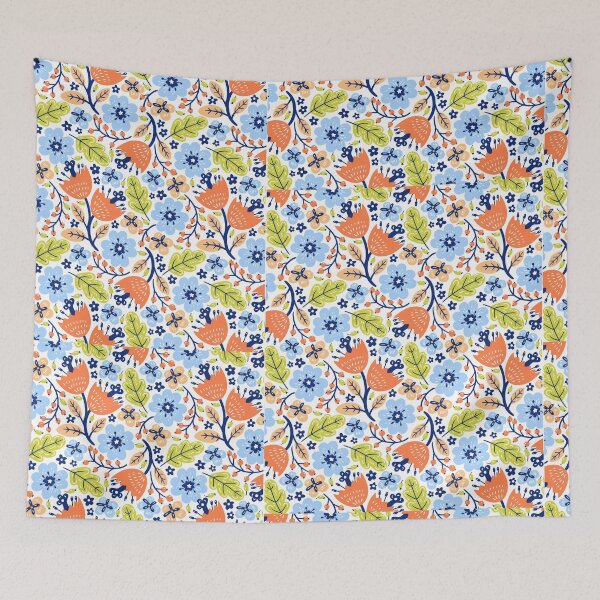 Item preview, Colorful Floral Pattern designed and sold by Ila Mandlik.