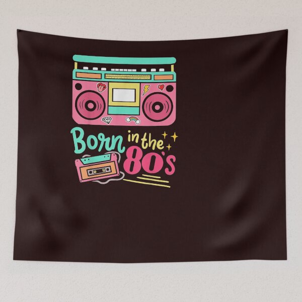 Item preview, Born In The 80's Cassette Tape designed and sold by sudothongminh.
