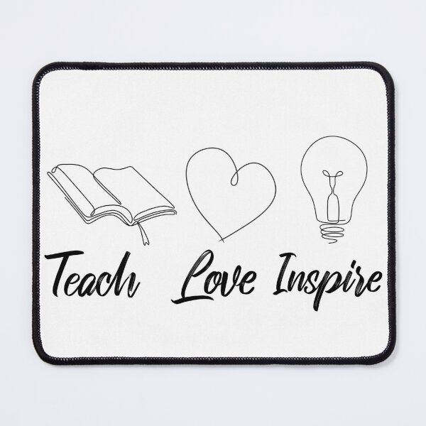 Item preview, teach love insppire cute gift for Teacher -teacher appreciation - back to school gift for student designed and sold by QUEEN-WIVER.