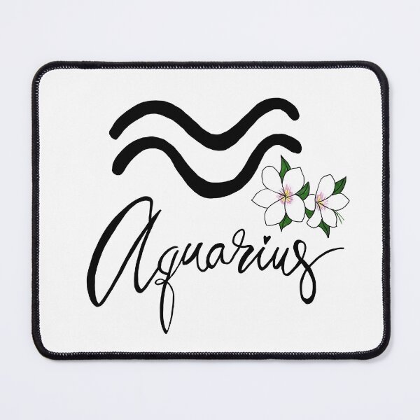 Item preview, HOROSCOPE ZODIAC SIGN AQUARIUS designed and sold by Aloha Saints.