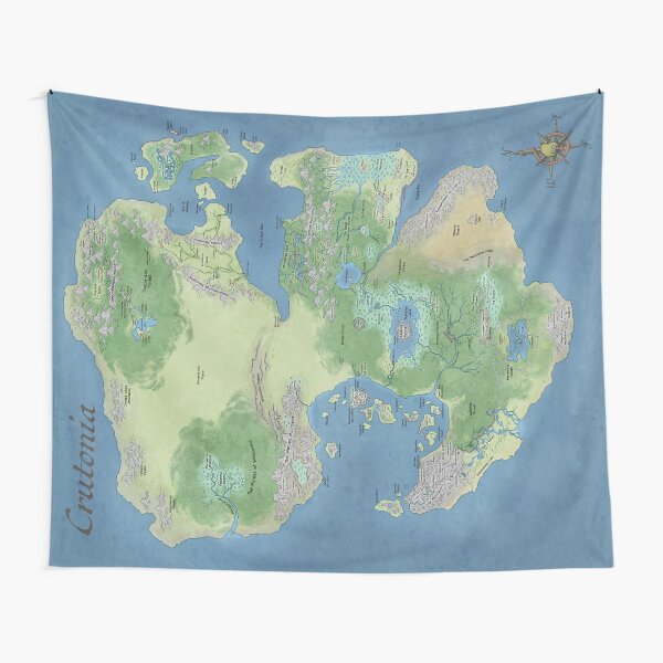 Map of Crutonia for Tapestry Only Tapestry