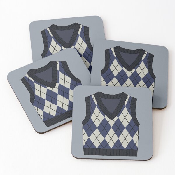Artikelvorschau, Marineblaue Pullover Weste entworfen und verkauft von pern-the-fern.