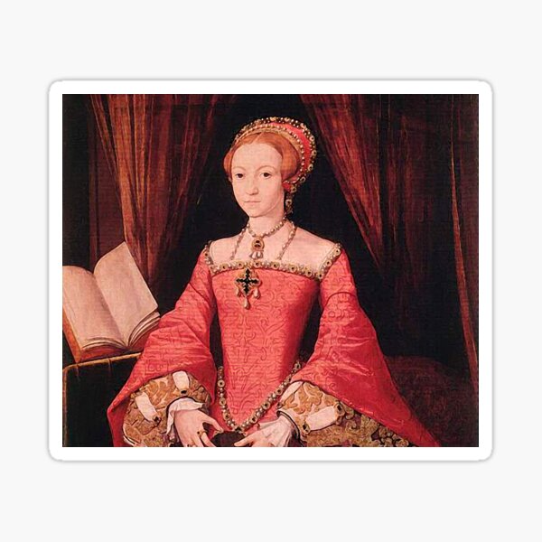 Elizabeth I Princess Portrait Sticker
